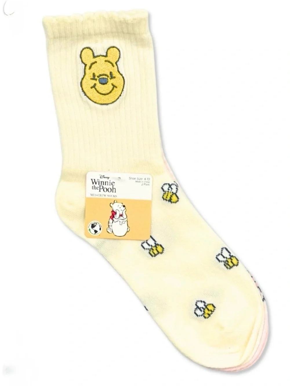 Disney Winnie the Pooh Women’s Ankle & Mid- Crew Socks